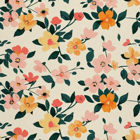 Tela decorativa para exteriores Oxford - Motiv Blumen I DX5272 (1/5)