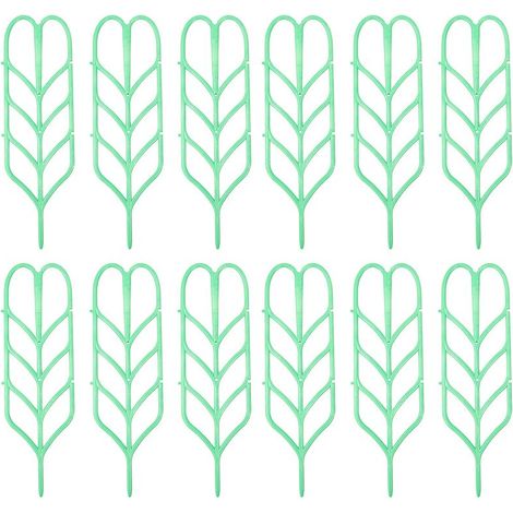 Tuteur pour plantes grimpantes, 12 mini-pots pour plantes d'intérieur. Insert en plastique pour pot de jardin. (1/5)