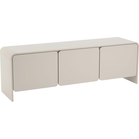 Selsey Lummo – TV-Lowboard 3-türig, 156 cm, kaschmirgrau