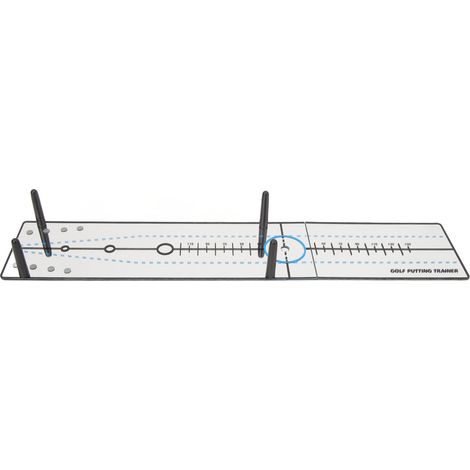 Miroir de golf avec ligne de putt, outil d'alignement pliable en acrylique pour l'entraînement en intérieur et en extérieur (1/5)