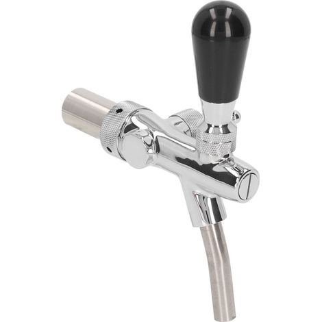 Robinet à bière en acier inoxydable, mini-robinet réglable avec joint en silicone et tuyau pour le brassage maison (1/5)