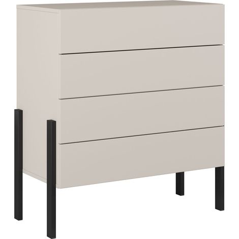Cómoda Etsore 111 , Con cajones, Número de cajones: 4, 90x84x40cm