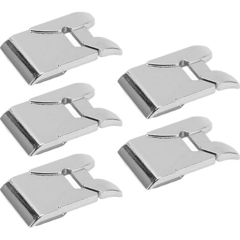 Lot de 5 pieds-de-biche pour point serré, vision claire, utilisation fluide, pour machine à coudre domestique en tissu léger. (1/5)