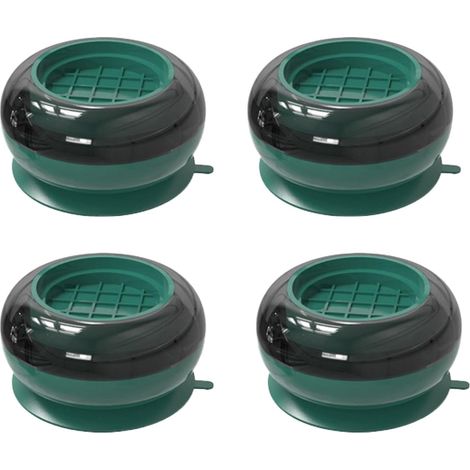 Patins anti-vibrations surélevés pour machine à laver, support antidérapant universel avec circulation d'air. (1/5)