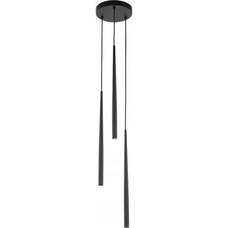 tk-lighting PIANO lámpara colgante dorada 140 cm alto 20 cm ancho