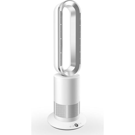 Turmventilator Leise 2-in-1 Heiz 1950W und Kühl 45W Blattloser Ventilator für Wohnzimmer Schlafzimmer