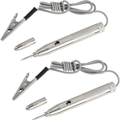 2 Pcs Stylo Testeur de Tension Électrique, Détecteur de Signal