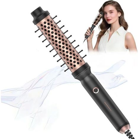 Fer à friser et lisseur 2-en-1 avec prise européenne - Volume et coiffure (1/5)