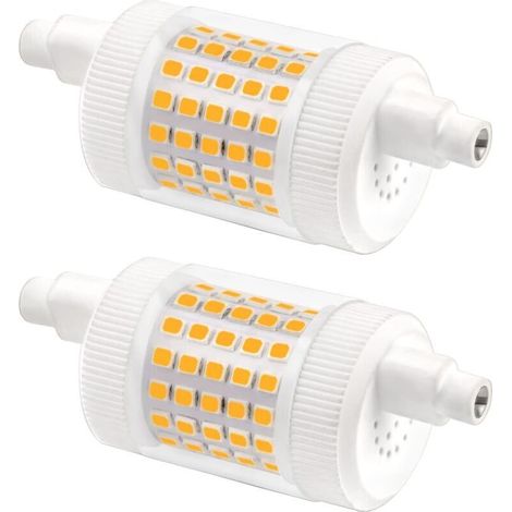 Ampoule LED 78mm Dimmable 15W Blanc Froid 6000K,1500LM, AC 230V, Equivalent Crayon Halogène R7S 120W 100W,J78 LED Linéaire pour Plafonnier Projecteu (1/4)