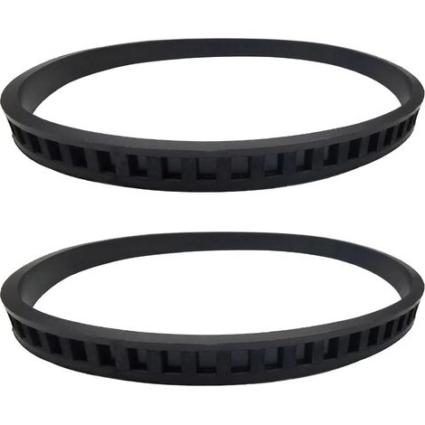 Set of 2 heavy-duty 6-inch band saw tires, wear-resistant rubber pulley for precise cutting, replaces 650721-00 (1/5)