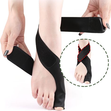 paire de correcteurs d'hallux valgus pour hommes et femmes, protège-orteils pour soulager la douleur de l'hallux valgus (1/4)