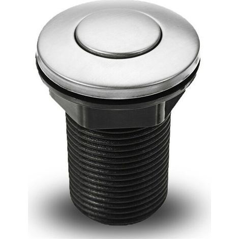 Liquidation totale Interrupteur pneumatique à bouton-poussoir pour baignoire, spa, déchets, déchets, noir, 34 mm,,noir (1/4)