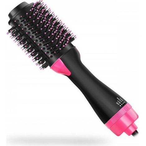 Sèche-Cheveux - Brosse À Air Chaud - 1100 W - Température Réglable - Prise Française - Noir - Emballage D'Origine ×1 (1/4)