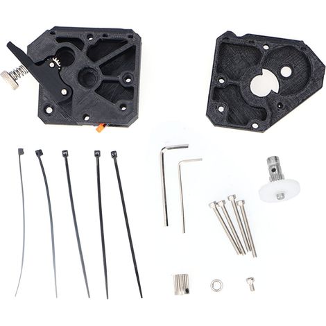 Extrudeur à Double Poulie DualDrive pour Prusa Mini V2 - Accessoires Imprimante 3D PLA Noir (1/5)