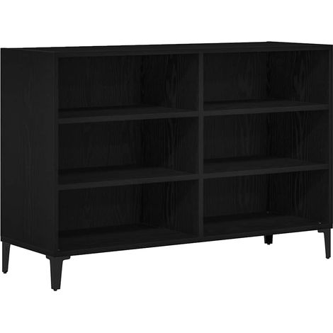 Buffet,Bahut,Meuble de Rangement Noir 103.5 x 35 x 70 cm Bois d'ingénierie CFW86320 (1/5)