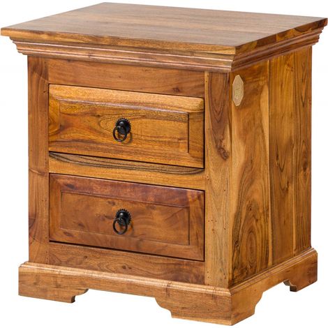 Nachttisch Akazie 52x40x54 honig  lackiert OXFORD 0905