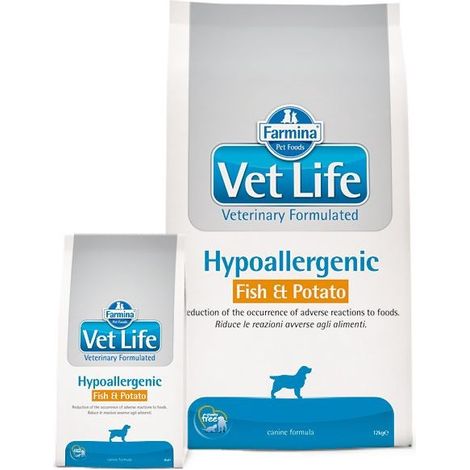 Farmina Vet Life Hypoallergénique Poisson et Pomme de terre Chien 12 kg