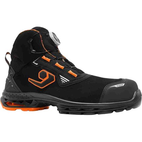 Zapatos de seguridad Base Tokyo B1722A S3S ESD LG FO SR Boa - 42 (EU) - Negro