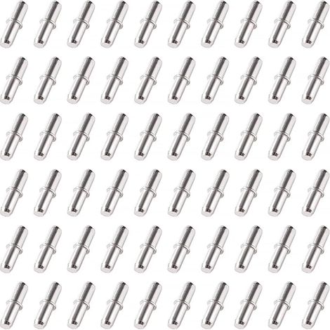 60 Pièces 20x5 mm Taquets d'Étagère, Goupilles de Support D'étagère, pour Meubles de Bibliothèque D'armoires de Cuisine (1/5)