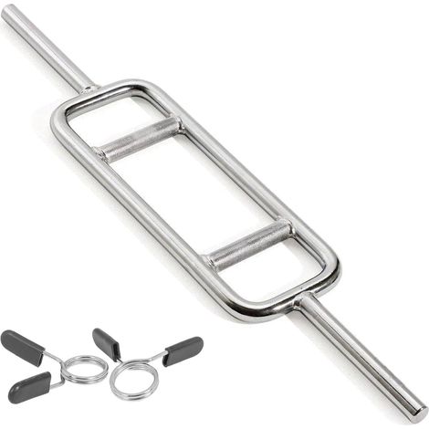 Hammer Curl Barbell Bar – Heavy-Duty Chrome Steel, 120KG
