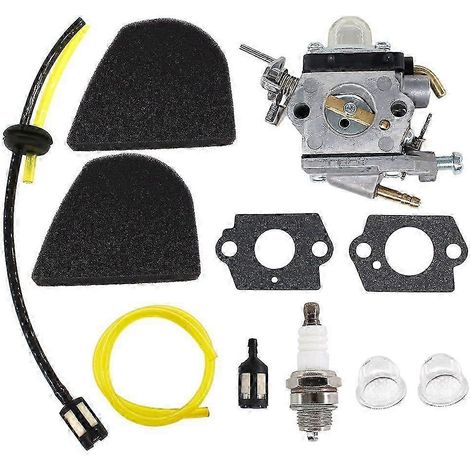 Carburateur pour débroussailleuse Husqvarna 545008097 129C 129L 129R 129LDX 129RJ 329L, filtre à air, kit de conduite de carburant, bougie d'allumage, édition 0619