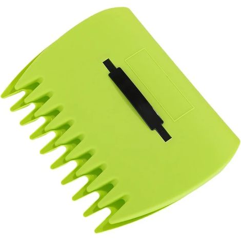 Râteau de jardin manuel (vert), pratique pour nettoyer les débris dans la cour et sur la pelouse, accessoires de jardinage intérieurs et extérieurs (1/5)
