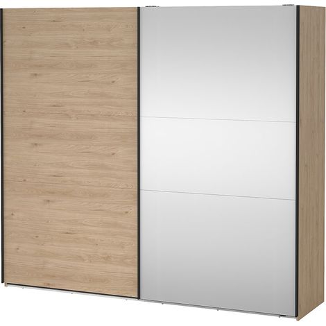 Como Schiebetürenschrank 2 Türen 245x220cm Eiche Dekor. (1/5)