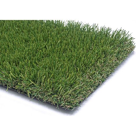 Gazon synthétique 35 mm – Largeur 2 m – Longueur 5 m – Densité 17 850 points/m² – Drainage 40 l/min/m² – Garantie 6 ans UV – HAN (1/5)