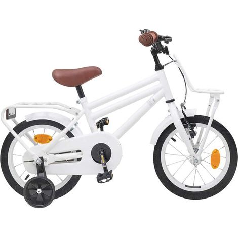Vélo enfant 12 pouces, convient aux enfants de 2 à 4 ans, blanc.