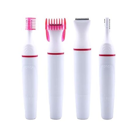 Women's Electric Eyebrow and Face Hair Remover - Shaver and Trimmer for Lips, Nose and Moustache Hair Removal (1/5)