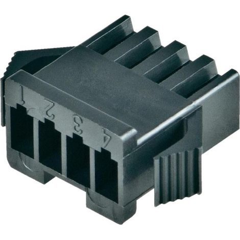 Connettore SM maschio 4 vie nero