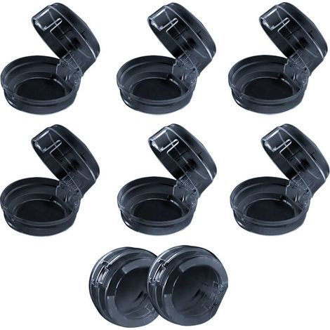 Cache Boutons de Cuisinière à Gaz 8 Pièces Protecteur de Boutons de Four Couverture de Bouton Couvre Boutons de Cuisinière Couverture de Bouton Four Protections pour Cuisinière à Gaz (1/5)