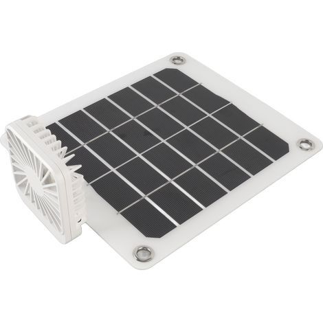 Tragbares 5V 20W Solarpanel mit USB-Anschluss, monokristallinem Solarpanel und 10W Lüfter (1/5)