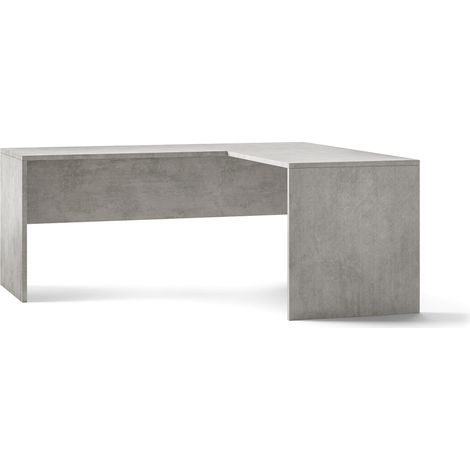Scrivania Angolare Dx 180x76x169 cm Cemento (1/3)