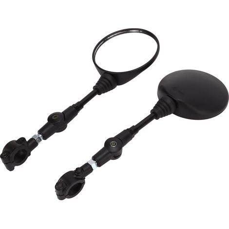 Rétroviseurs ronds de guidon de moto 22 mm avec réflecteurs, compatibles avec R1, R3, R25, X-MAX 300 et NMAX 125 (1/5)