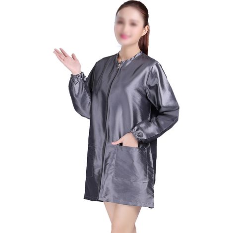 Tablier De Coiffure Professionnel - Imperméable Antistatique - Poche Avant Double - Pour Coiffeurs Esthéticiennes Toiletteurs - Taille Unique