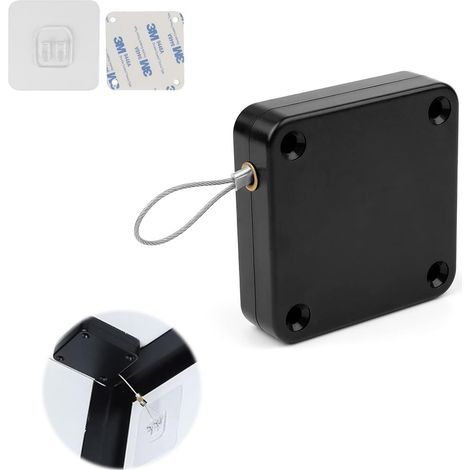 (Longueur de Ligne 1, 2 m, Diamètre 1, 2 mm) Ferme Porte Automatique, Fermeture Porte Placard, Résistance à la Traction 1200 N, Ferme Porte, avec Cordon de Serrage, Facile à Installer (1/5)