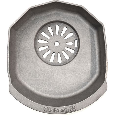 Support de grille pour poêles à cheminée Palena Compact de Olsberg - fonte - dimensions d'encastrement parfaitement adaptées