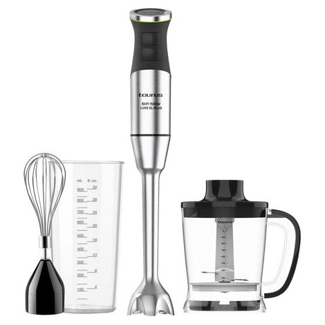 Taurus - Batidora de Mano 1500W, Turbo, Pica Hielo, 3 Accesorios, Inox (1/5)