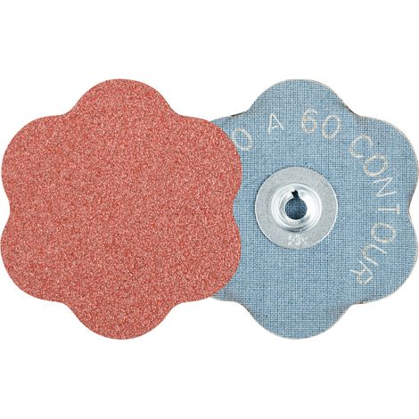 PFERD TOOLS COMBIDISC Korund Schleifblatt CD Ø 60mm A60 CONTOUR für Konturen 50 Stk (1/4)