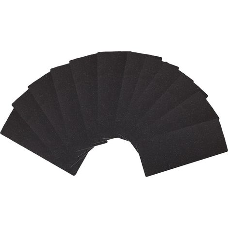 Lot de 12 papiers abrasifs humides et secs, grains assortis, grains 400 à 1500, papier de verre fin pour voitures, polissage, métaux, murs, bois, meubles, 22,9 x 9,1 cm (12) (1/5)