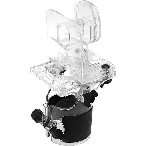 Base chanfrein pour défonceuse et affleureuse – Ajustable – Pour bois dur – Coupe nette sans éclat – Compatible avec Makita (1/3)