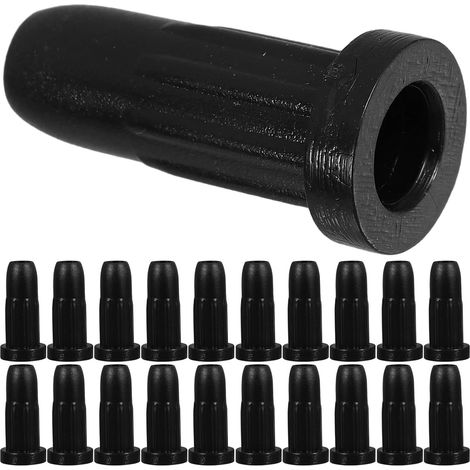Manchons à Ressort Diamètre 8 Mm Lot de 40 en Caoutchouc Manchons de Rechange en Nylon Résistants, Bruit, Compatibles pour Roulettes de Chaise de Bureau Fauteuils Pivotants (1/5)