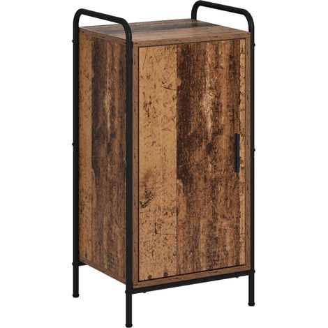 Sideboard Old Wood 40 x 33 x 80.5 cm Engineered Wood vidaXL (1/5)