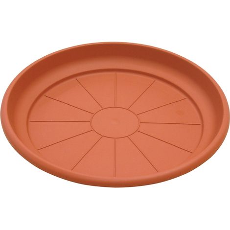 pz 24 ics sottovaso in polipropilene per vasi fiore fiori giardino da diam cm 24