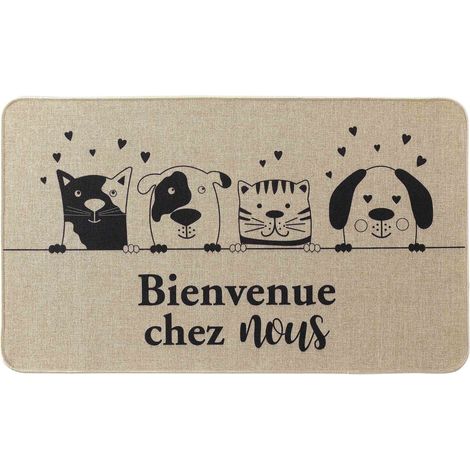 Tapis 45 x 75 cm Bienvenue chez nous