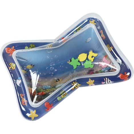 Auslaufsichere, aufblasbare PVC-Matte für Babys und Kleinkinder – ideal zum Spielen in Bauchlage und als tragbare Wassermatte im Unterwasserstil. (1/5)