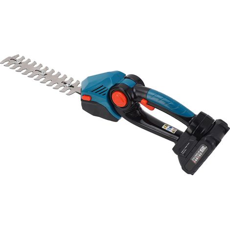Taille-haie sans fil 22 000 tr/min, batterie 21 V 1 500 mAh, kit de taille-haie portatif avec chargeur, prise européenne bleue (1/5)