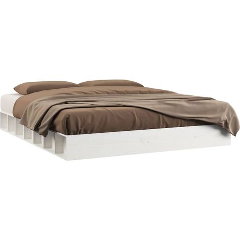 Maison Exclusive - Giroletto Bianco 120x200 cm in Legno Massello