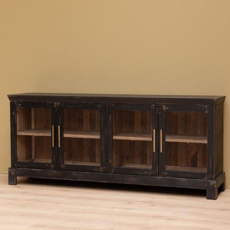 Buffet 4 portes Anvers en Bois de Sapin 200x78x45cm